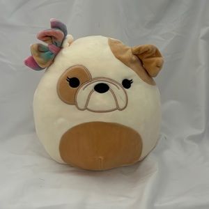 Squishmallow dog/pug super soft and cuddley